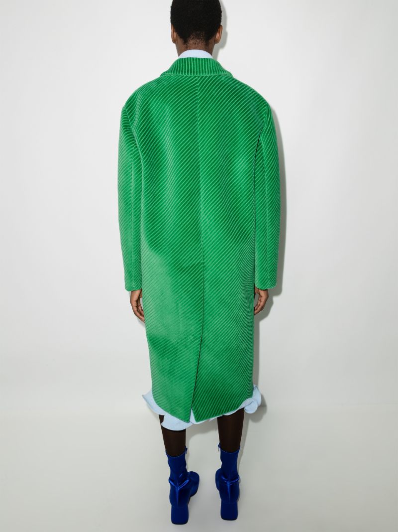Single-breasted Corduroy Coat