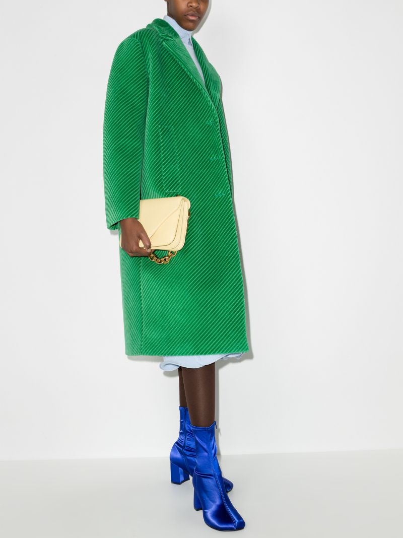 Single-breasted Corduroy Coat