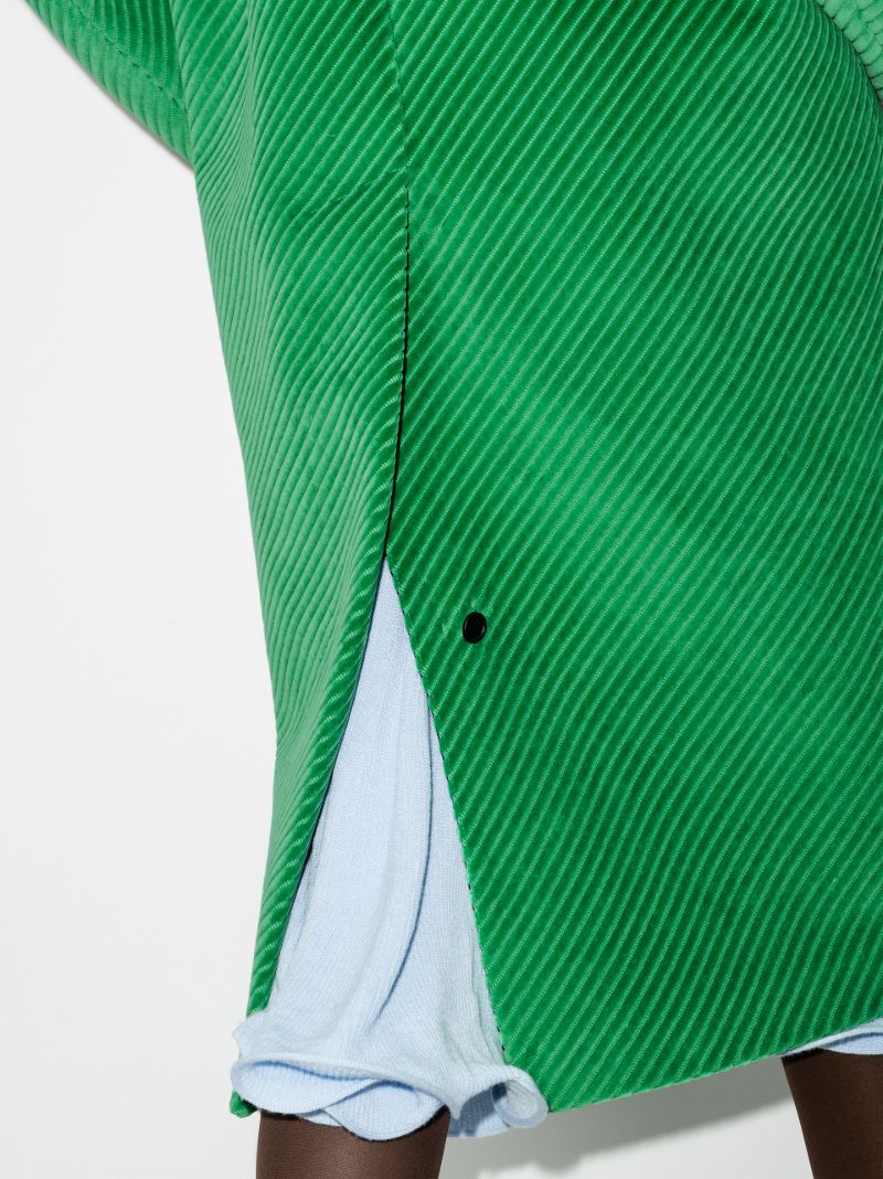 Single-breasted Corduroy Coat