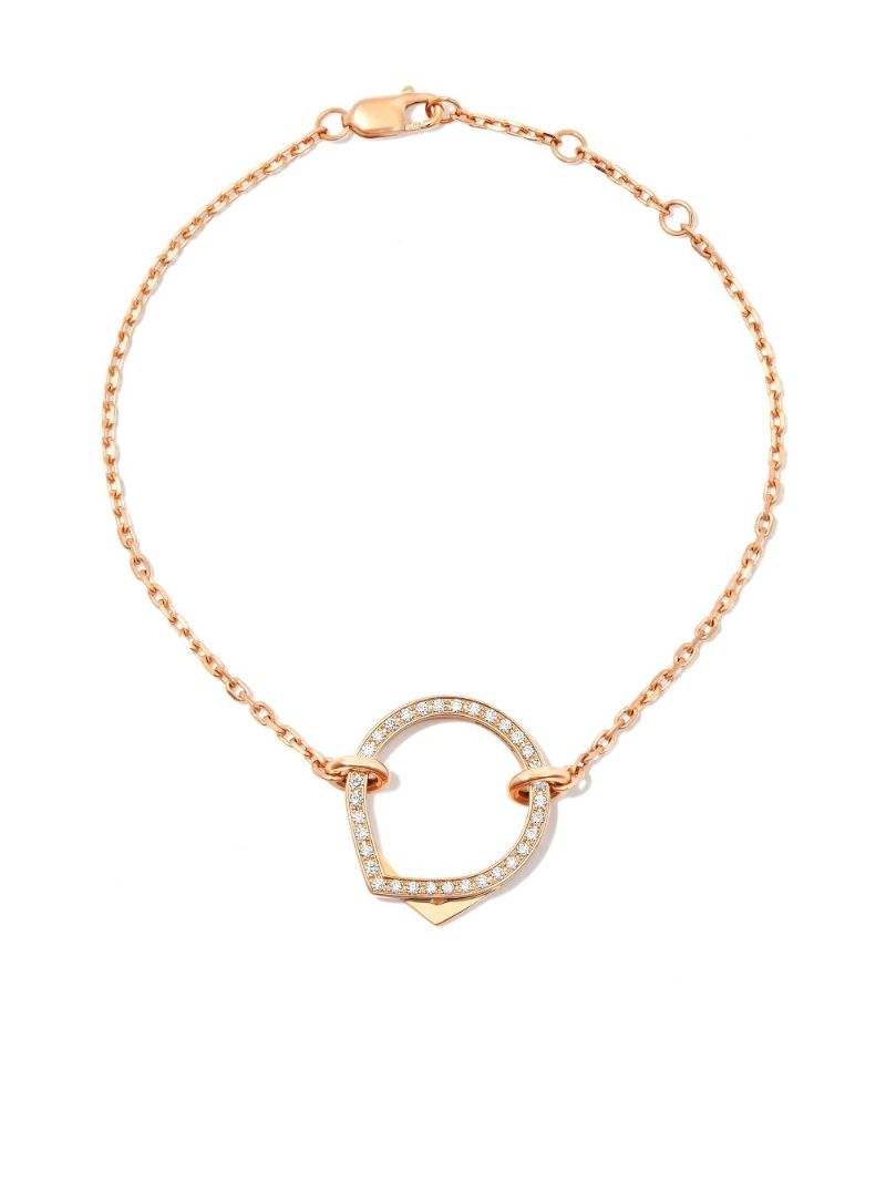 18k Rose Gold Antifer Diamond Bracelet