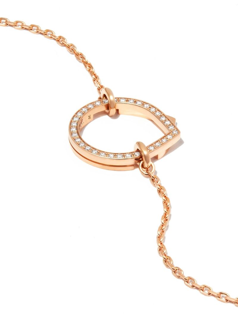 18k Rose Gold Antifer Diamond Bracelet