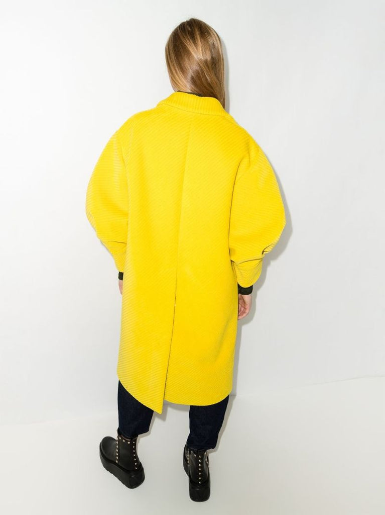 Puff Sleeve Corduroy Coat