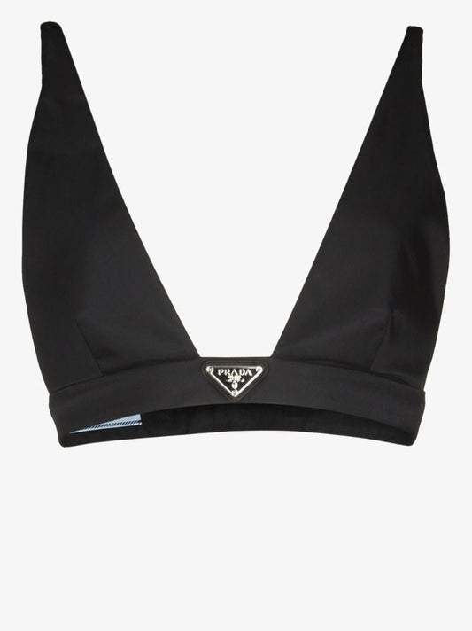 Re-nylon Logo Bralette