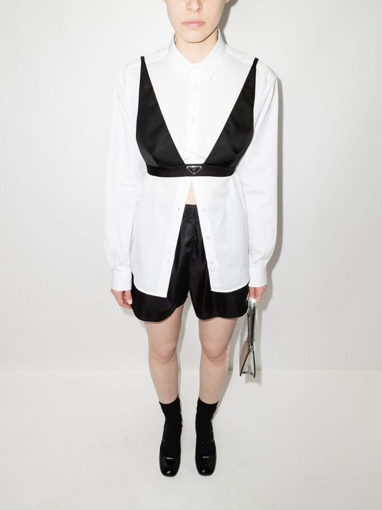 Re-nylon Logo Bralette