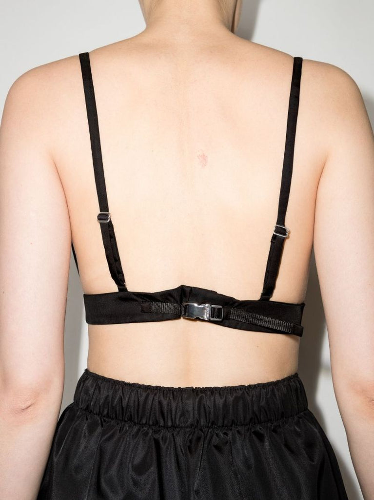 Re-nylon Logo Bralette