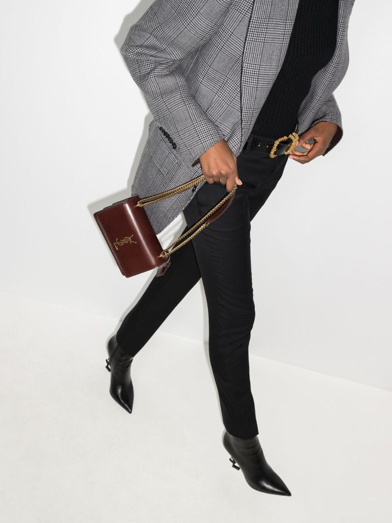 Brown Sunset Medium Leather Shoulder Bag