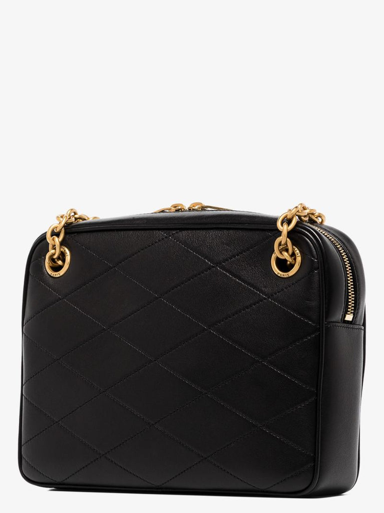 Slp Lthr Gld Hw Shldr Bag