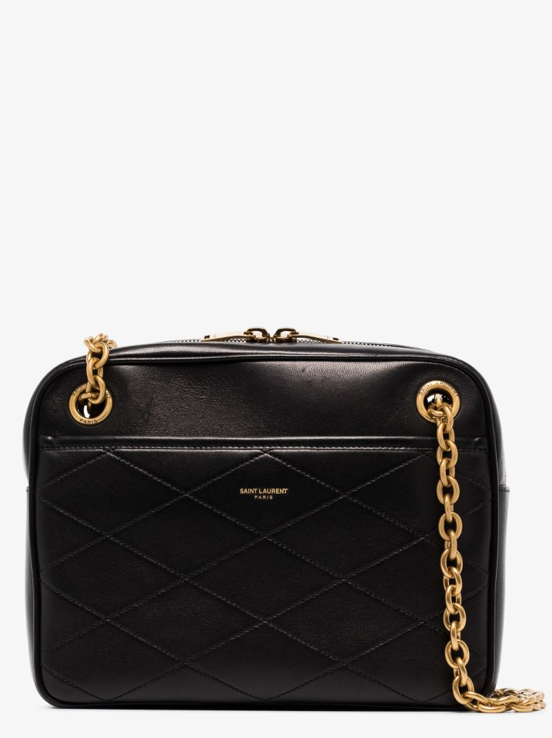 Slp Lthr Gld Hw Shldr Bag