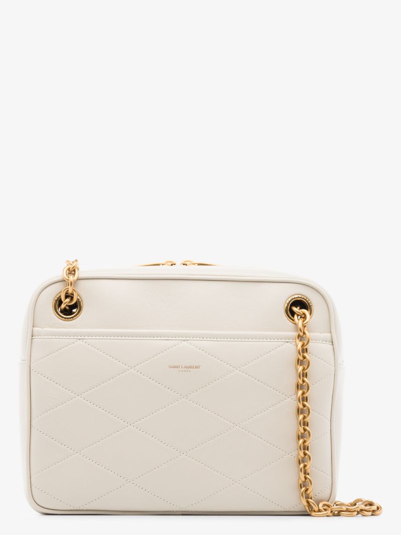 Neutral Le Maillon Small Leather Shoulder Bag