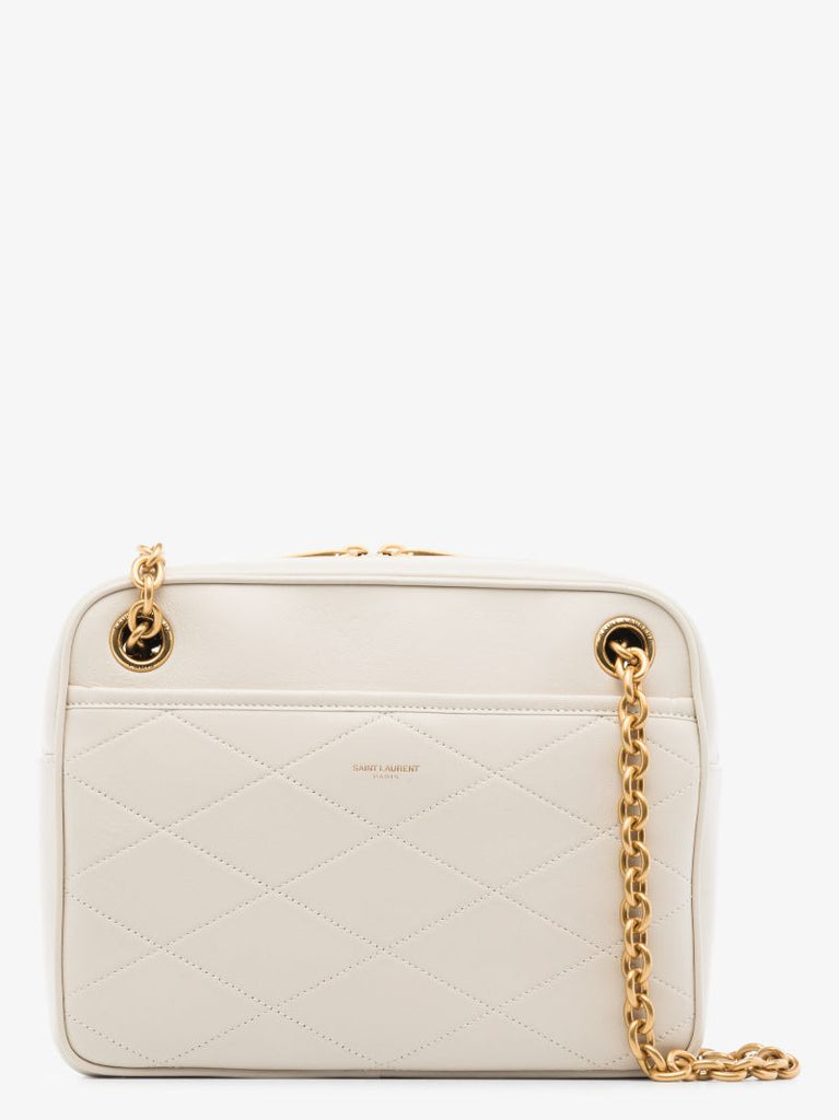 Neutral Le Maillon Small Leather Shoulder Bag