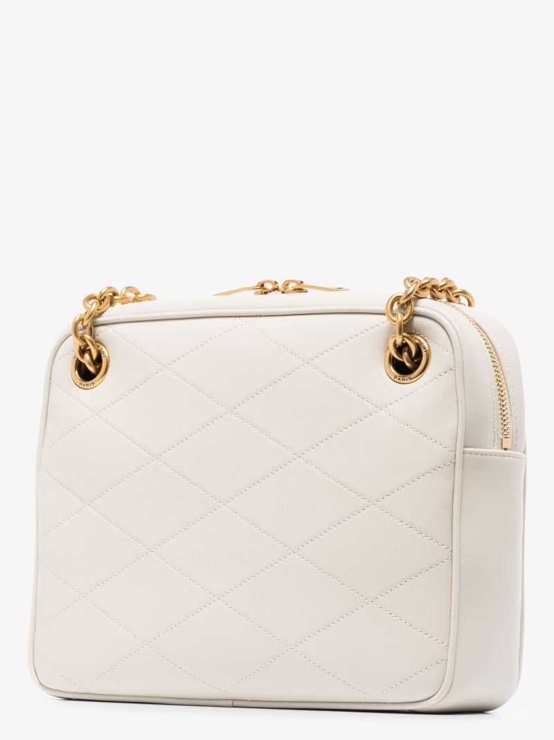 Neutral Le Maillon Small Leather Shoulder Bag