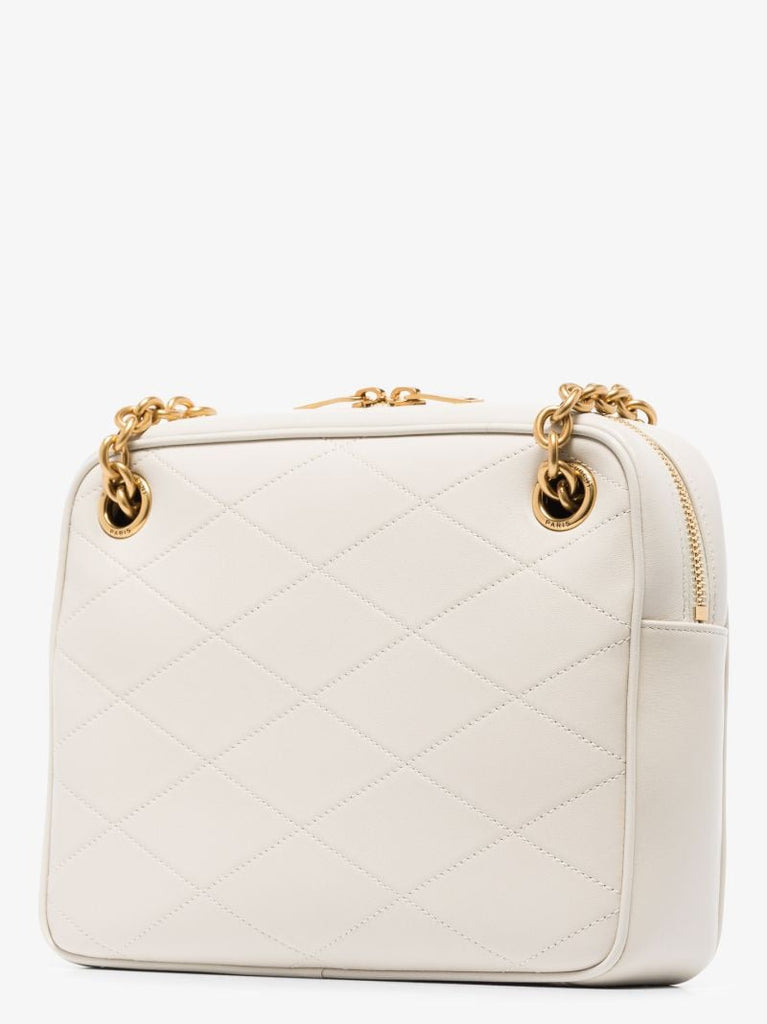 Neutral Le Maillon Small Leather Shoulder Bag