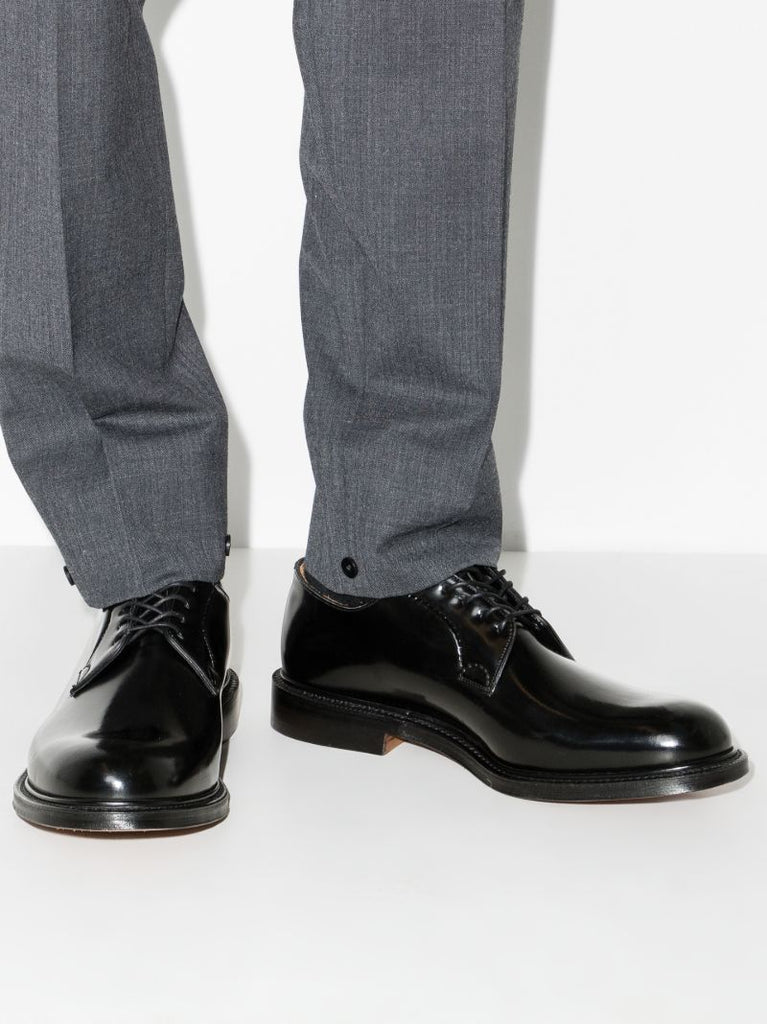 Black Shannon Leather Derby Shoes