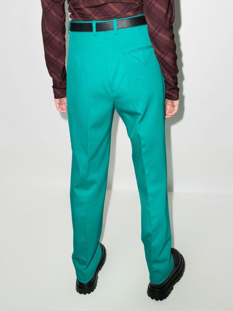 High Waist Wool Trousers