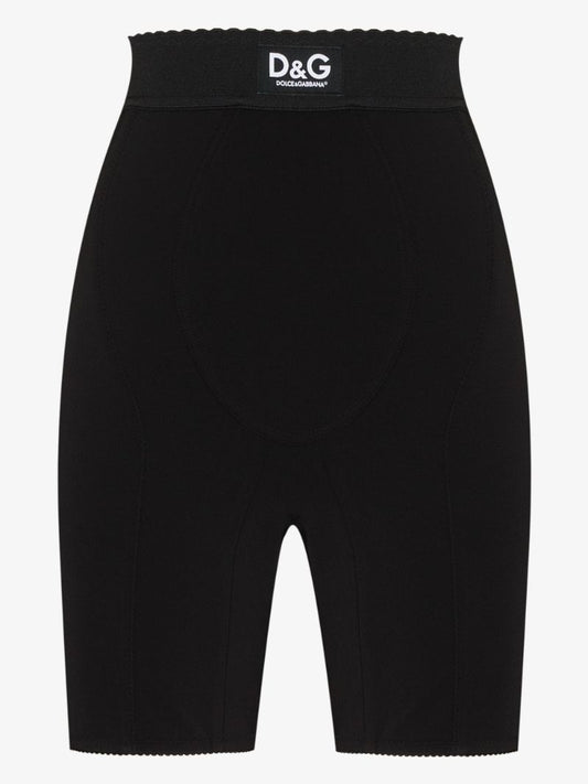 High Waist Logo Cycling Shorts