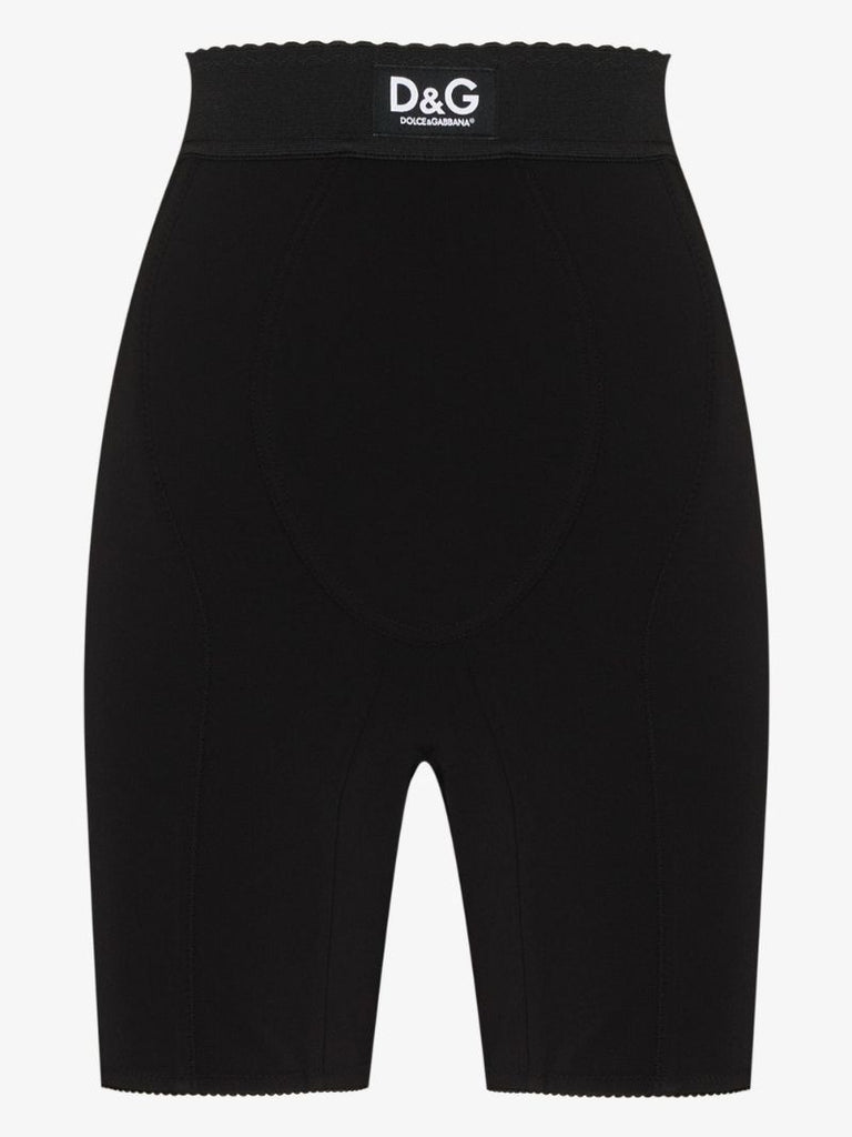 High Waist Logo Cycling Shorts