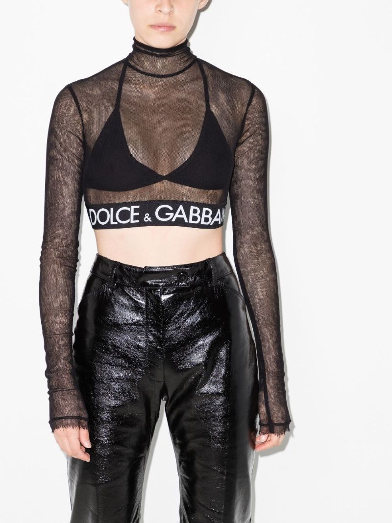 High Neck Crop Top