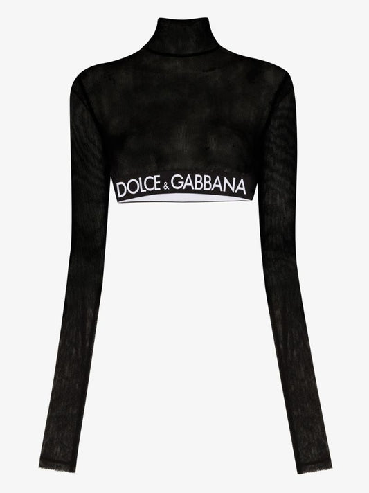 High Neck Crop Top