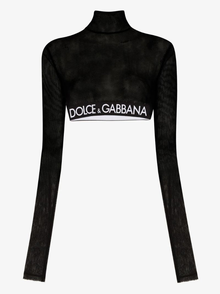 High Neck Crop Top