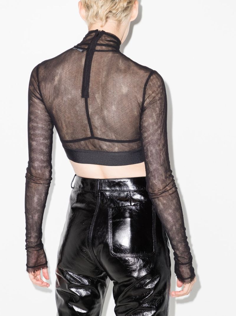 High Neck Crop Top