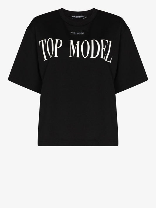 Top Model Print T-shirt