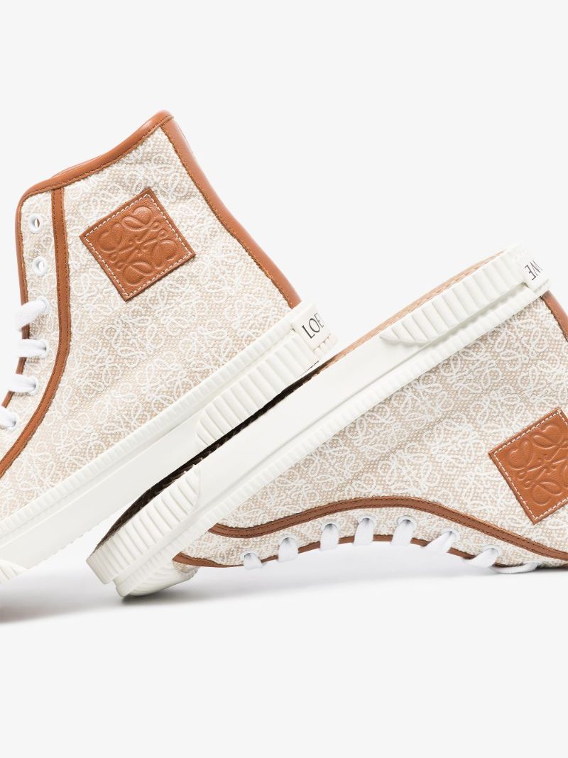 Neutral Anagram High Top Sneakers