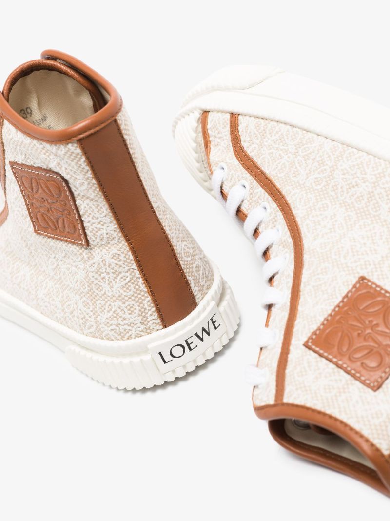 Neutral Anagram High Top Sneakers