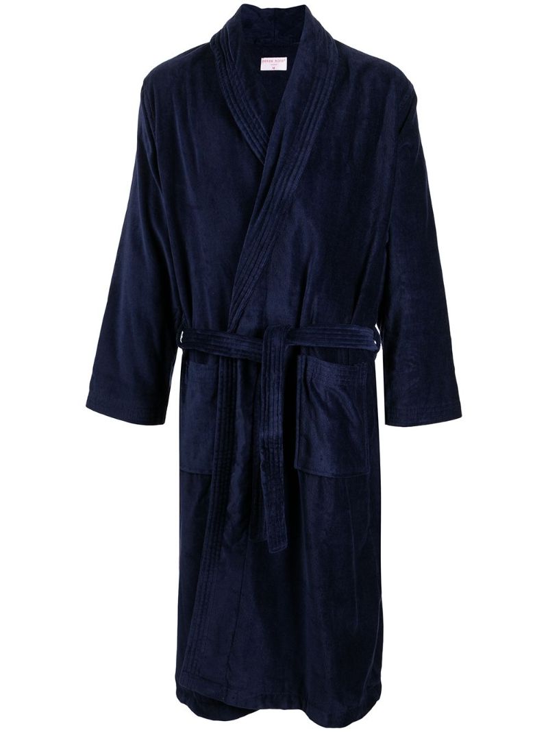 Blue Cotton Robe