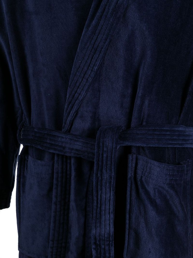 Blue Cotton Robe