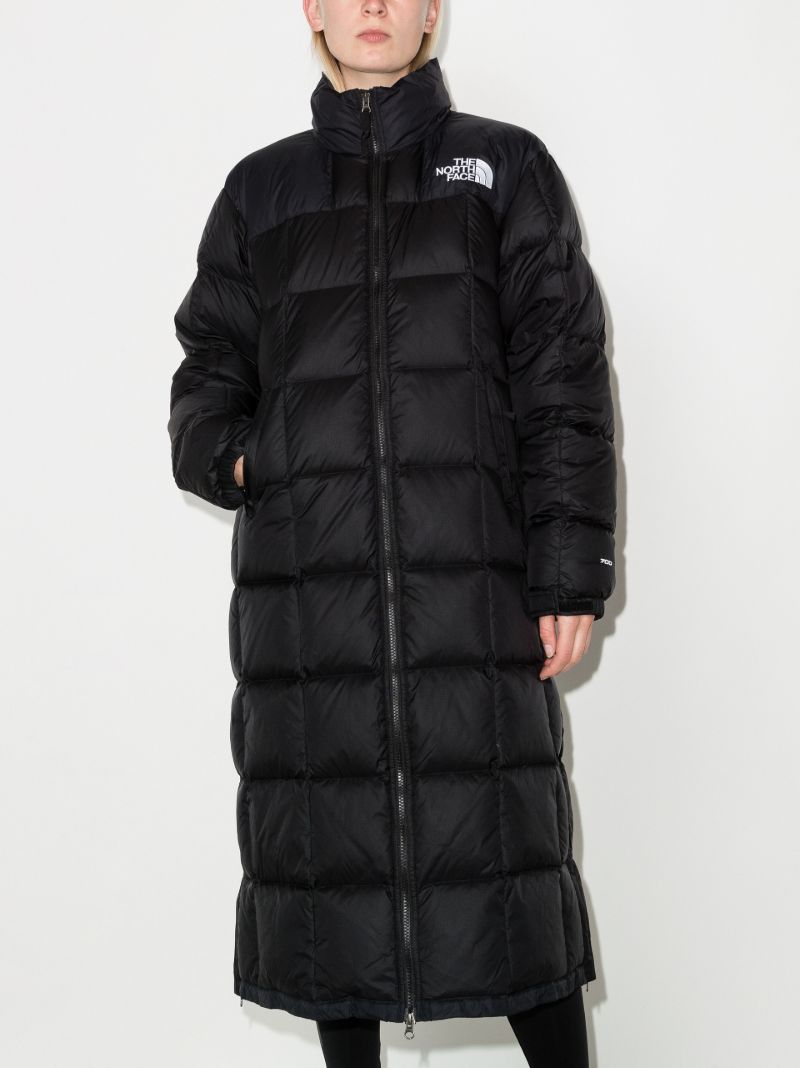 Black Lhotse Longline Puffer Coat