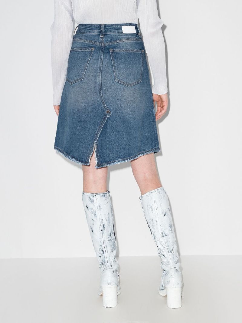 High Waist Denim Skirt