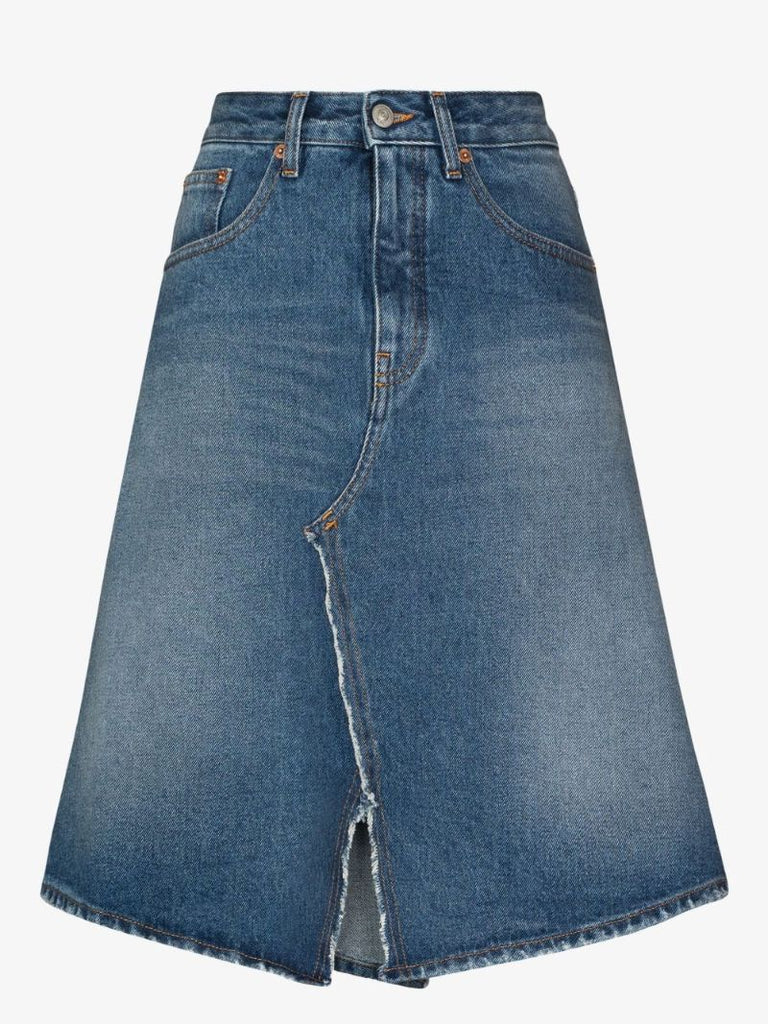 High Waist Denim Skirt
