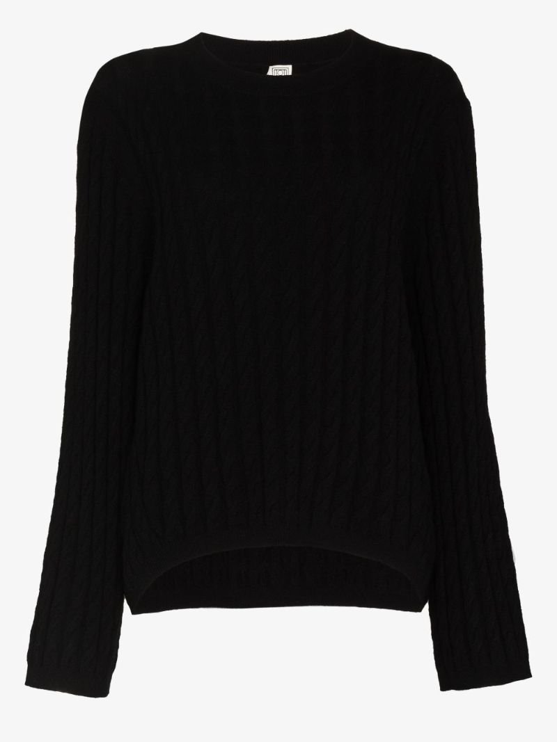 Cable Knit Cashmere Sweater