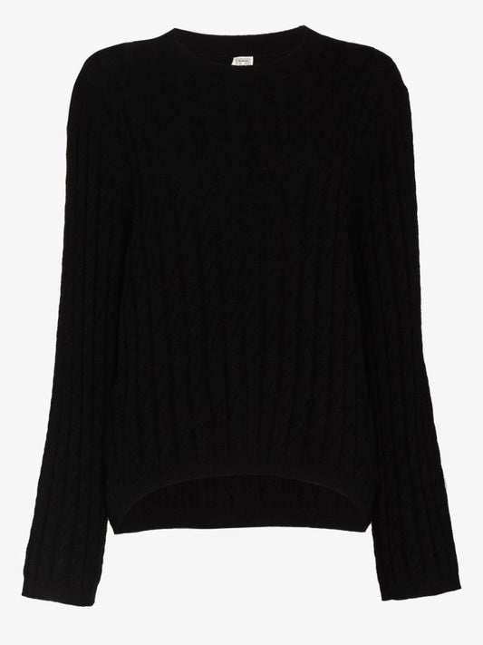 Cable Knit Cashmere Sweater