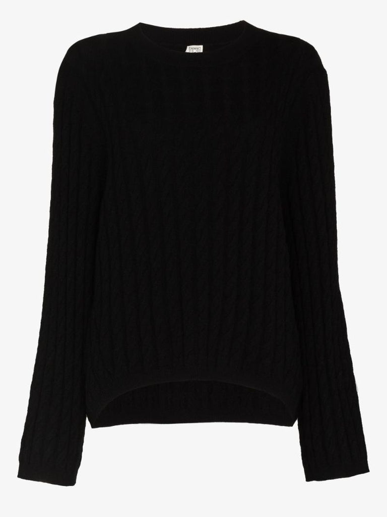 Cable Knit Cashmere Sweater