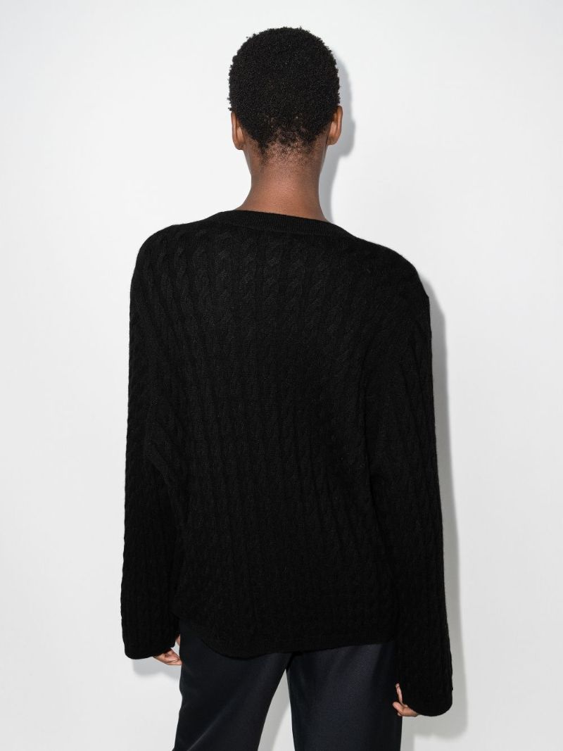 Cable Knit Cashmere Sweater