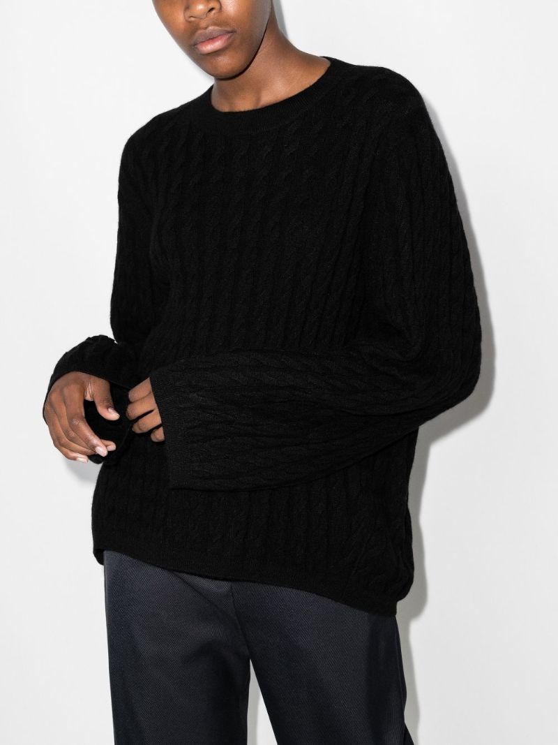 Cable Knit Cashmere Sweater