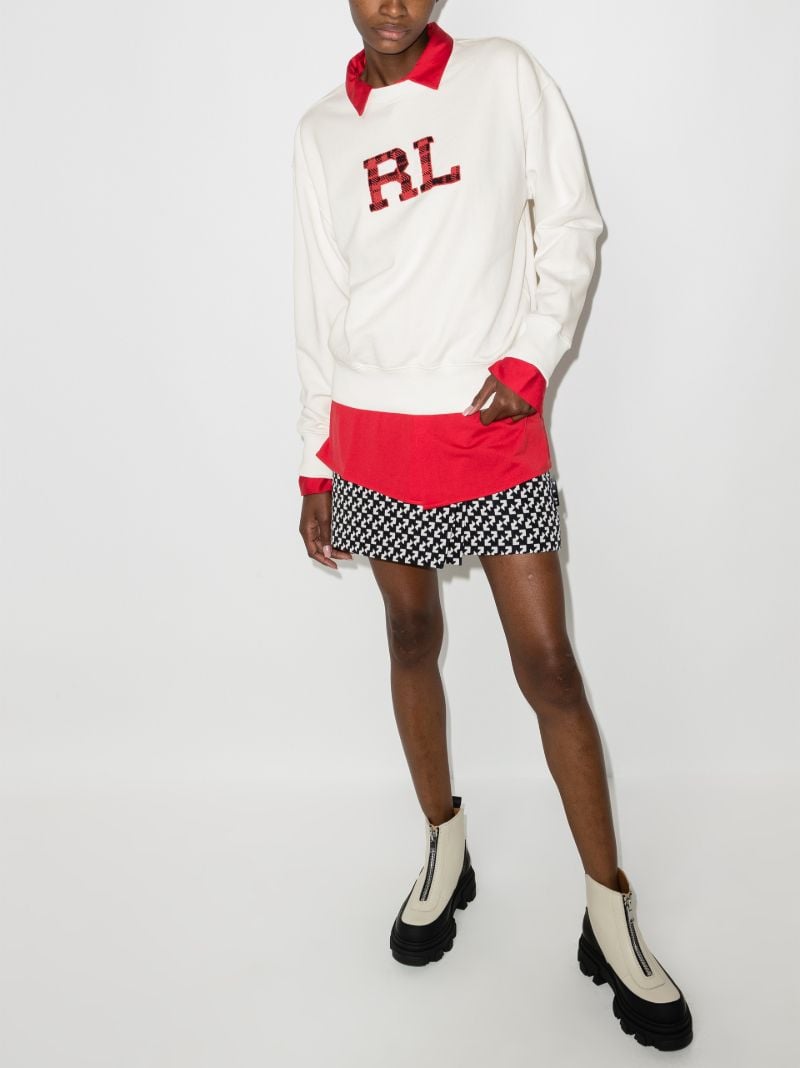 Beaded Logo Sweatshirt