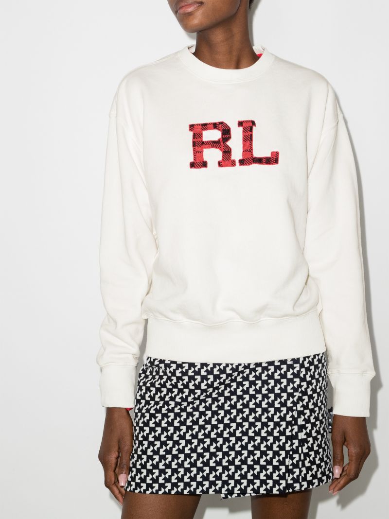 Beaded Logo Sweatshirt