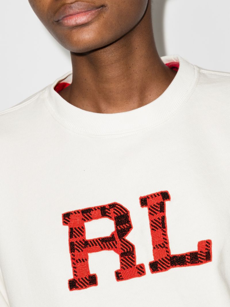 Beaded Logo Sweatshirt