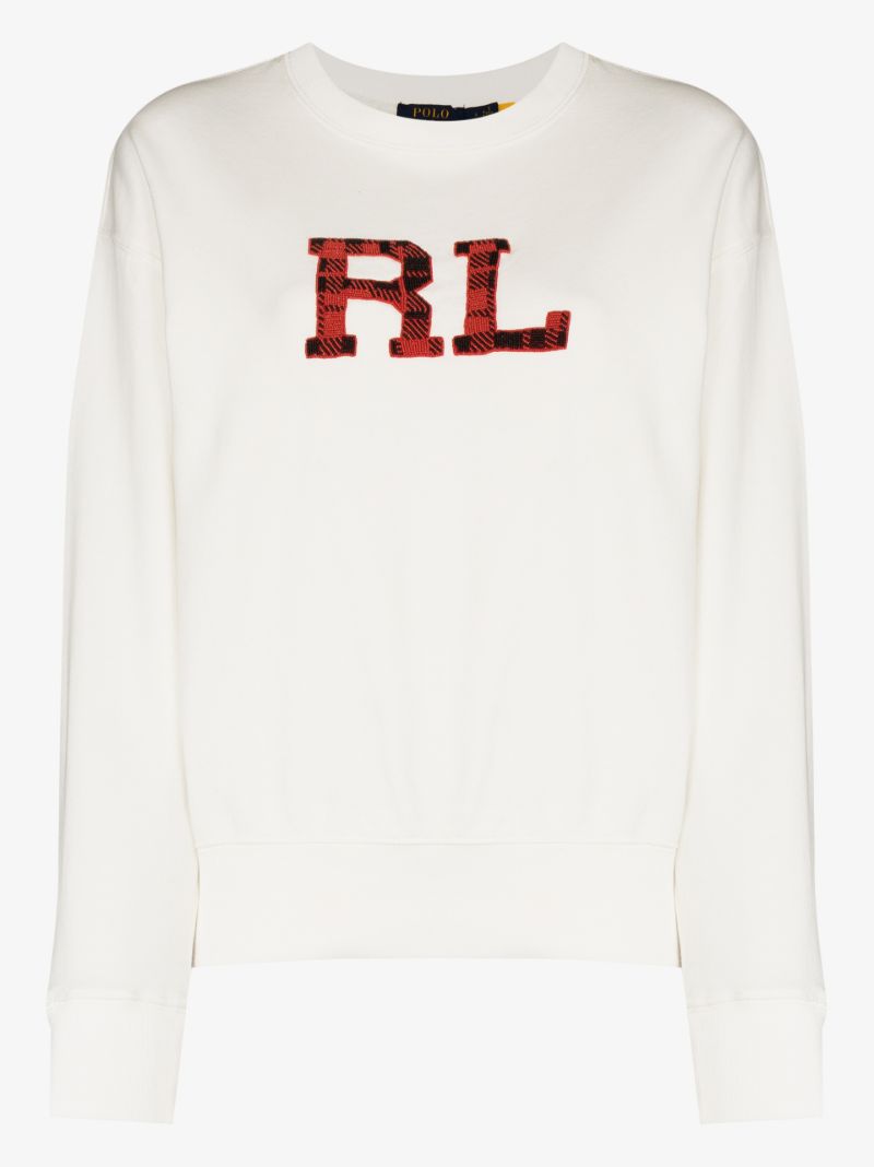 Beaded Logo Sweatshirt