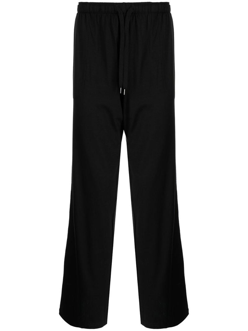 Black Drawstring Track Pants