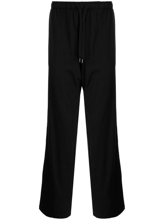 Black Drawstring Track Pants
