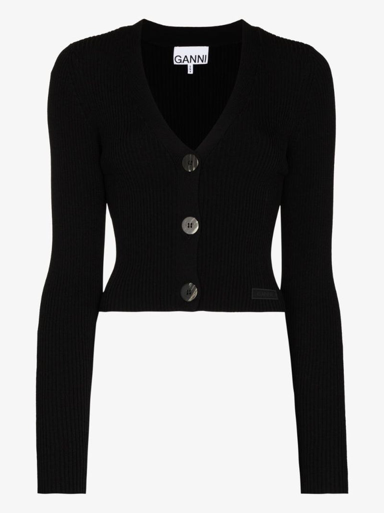 Long Sleeve Ribbed Knit Cardigan