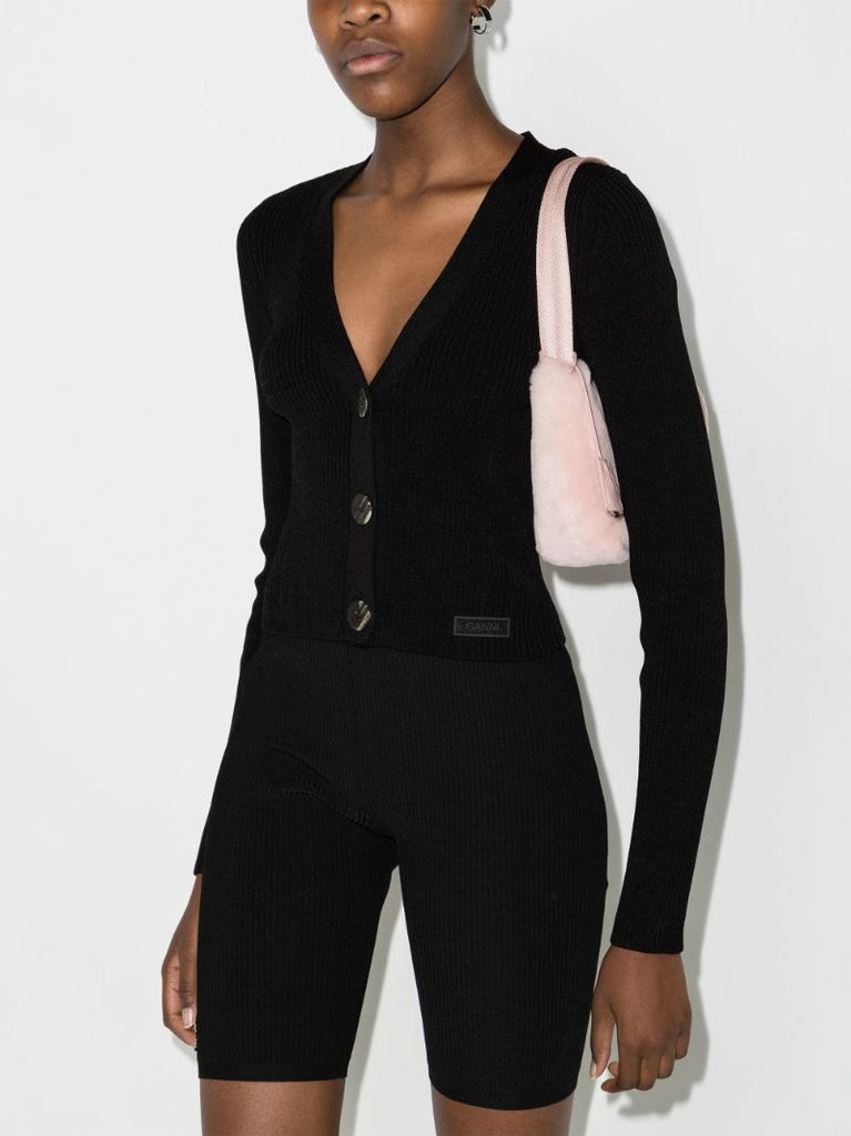Long Sleeve Ribbed Knit Cardigan