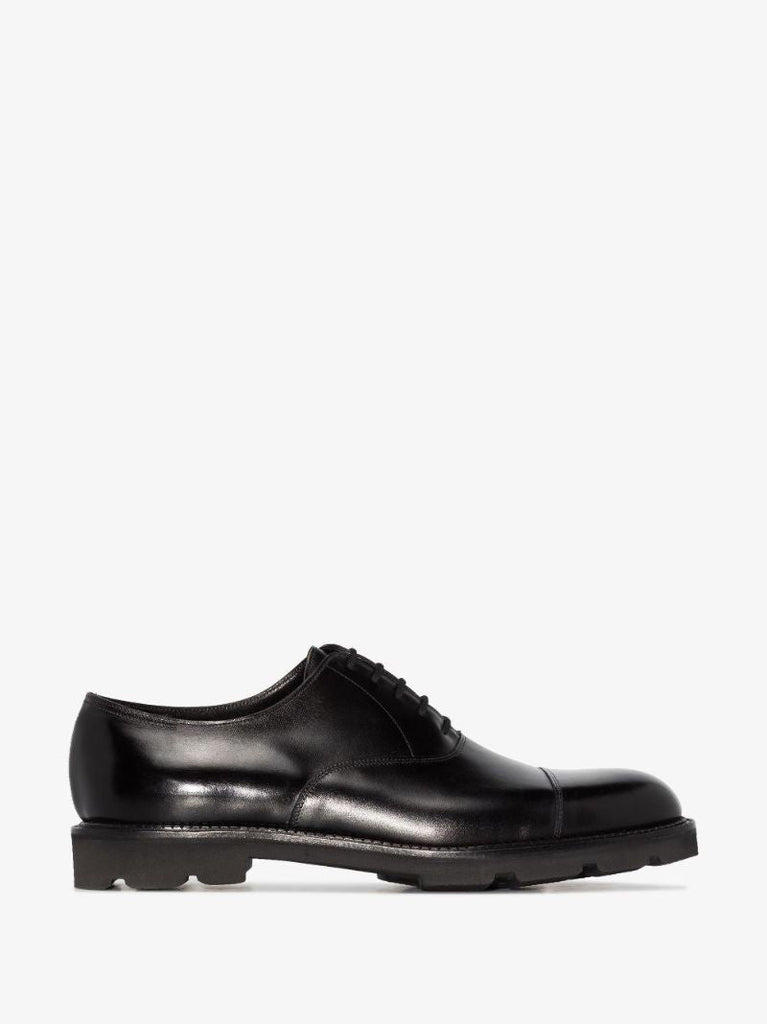 Black City Ii Leather Oxford Shoes
