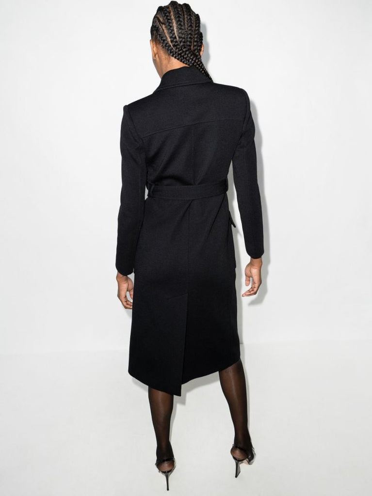 Single-breasted Belted Coat