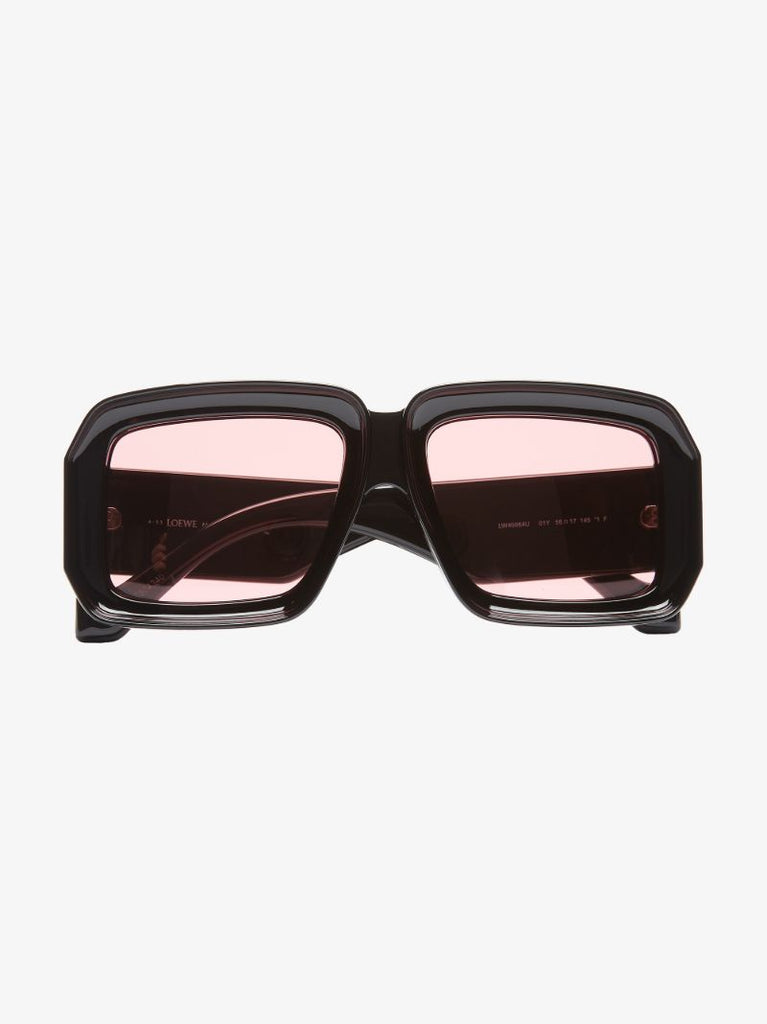 Black Paula's Ibiza Oversized Sunglasses