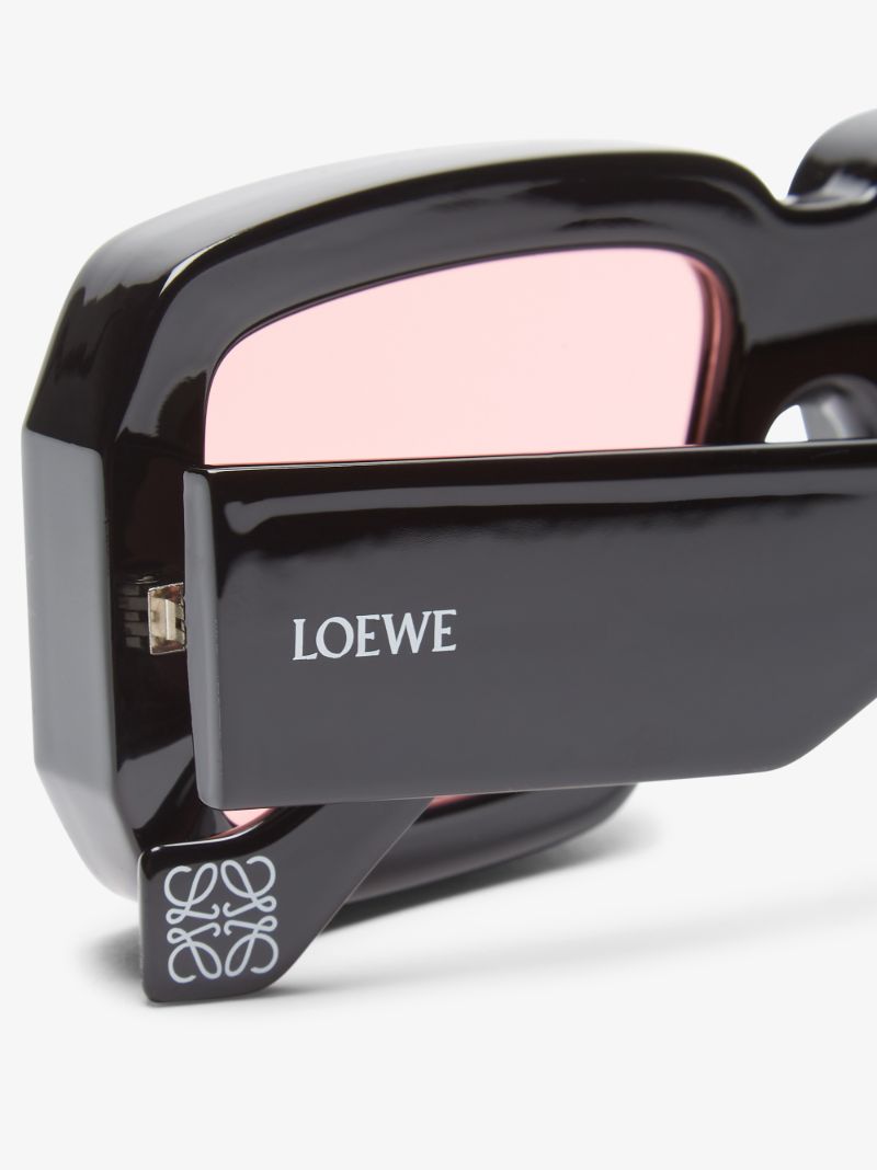 Black Paula's Ibiza Oversized Sunglasses