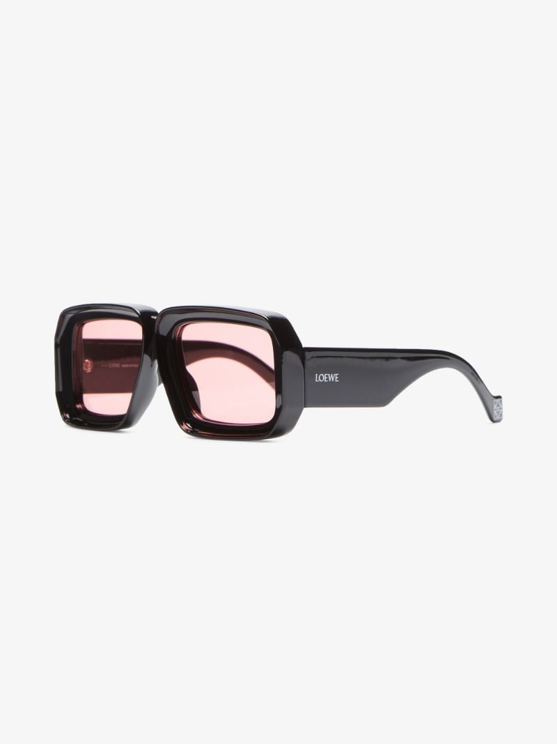 Black Paula's Ibiza Oversized Sunglasses